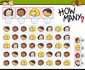 Image showing kindergarten counting task