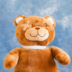 Image showing Injured Teddy Bear