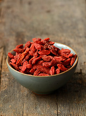 Image showing dried goji berries