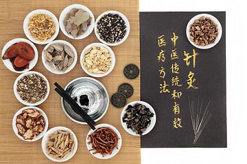 Image showing Acupuncture Traditional Chinese Medicine