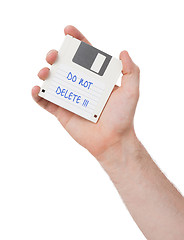 Image showing Floppy disk, data storage support 