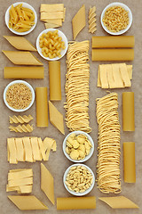 Image showing Italian Pasta Selection