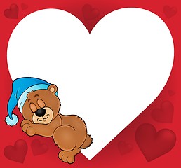 Image showing Bear with heart theme image 2