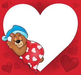 Image showing Bear with heart theme image 4