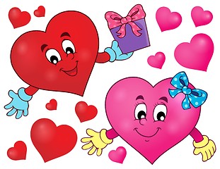 Image showing Stylized heart theme image 2