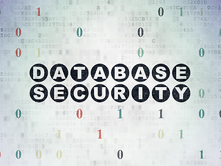 Image showing Software concept: Database Security on Digital Paper background