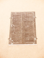 Image showing  Fake painted window vintage