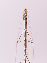 Image showing  Telecommunication aerial tower vintage