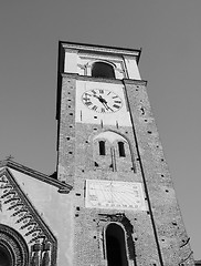 Image showing Black and white Duomo di Chivasso