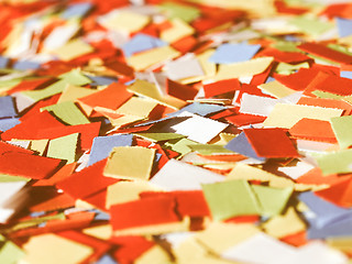 Image showing  Confetti vintage
