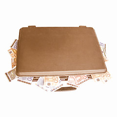 Image showing  Money suitcase vintage