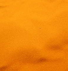 Image showing the brown sand dune in the sahara morocco desert 