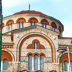 Image showing in athens cyclades greece old  architecture and greek  village t