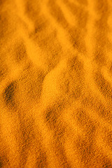 Image showing   brown sand dune in the sahara morocco 