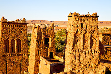 Image showing africa in morocco the old contruction   historical village