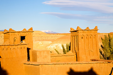 Image showing africa in morocco the old   historical village