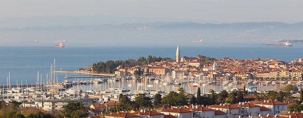 Image showing Izola town, Mediterranean, Slovenia, Europe