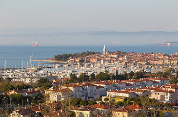 Image showing Izola town, Mediterranean, Slovenia, Europe