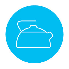 Image showing Kettle line icon.