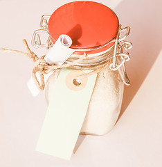 Image showing  Bath salts jar vintage