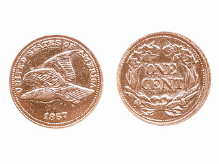 Image showing  Coin isolated vintage