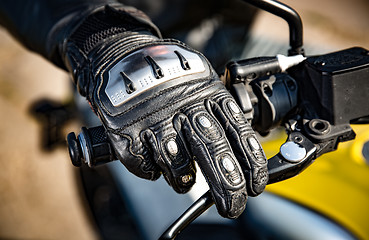 Image showing Motorcycle Racing Gloves