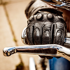 Image showing Motorcycle Racing Gloves