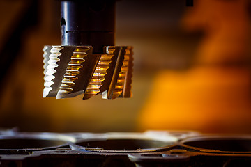 Image showing Metalworking CNC milling machine.