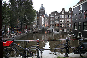 Image showing AMSTERDAM, THE NETHERLANDS - AUGUST 18, 2015: View on Saint Nich