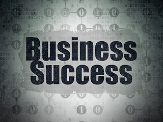 Image showing Finance concept: Business Success on Digital Paper background