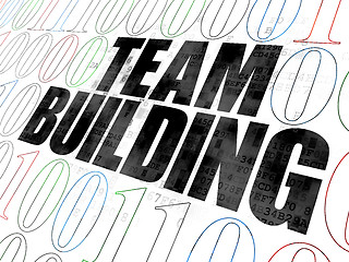 Image showing Finance concept: Team Building on Digital background