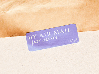 Image showing  Airmail picture vintage