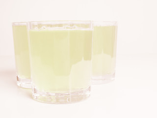 Image showing  Green apple juice vintage