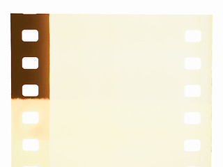 Image showing  A film isolated vintage