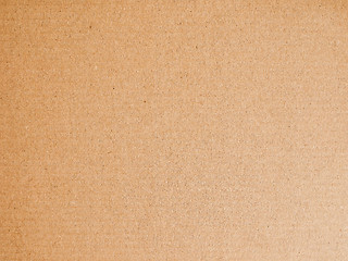 Image showing Retro looking Brown corrugated cardboard background