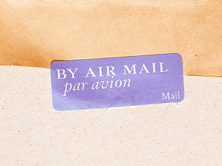 Image showing  Airmail picture vintage