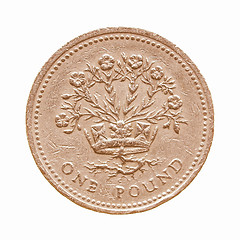 Image showing  Coin isolated vintage