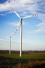 Image showing Windmills in Poland