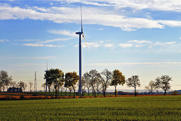 Image showing Windmills in Poland