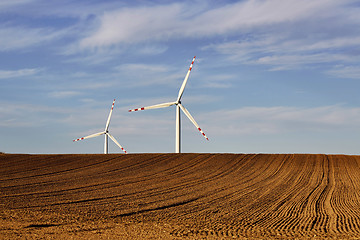 Image showing Windmills in Poland