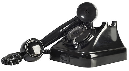 Image showing Black Bakellite Phone