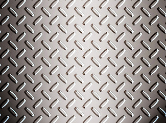 Image showing alloy diamond plate metal