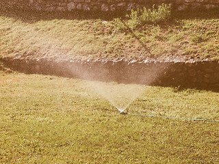 Image showing  Irrigation sprinkler vintage