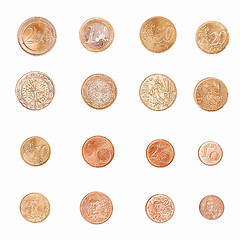 Image showing  Euro coin - France vintage