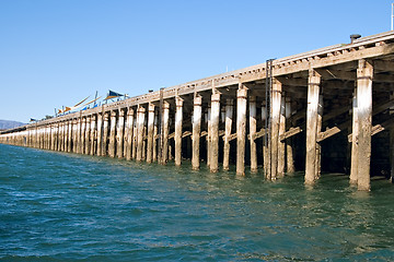 Image showing wharf at port augusta