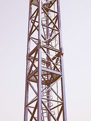 Image showing  Tower crane vintage