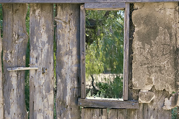Image showing looking through the window