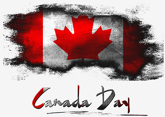 Image showing Happy canada day