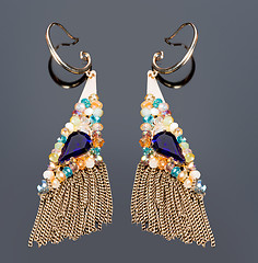 Image showing Pear Diamonds Earrings