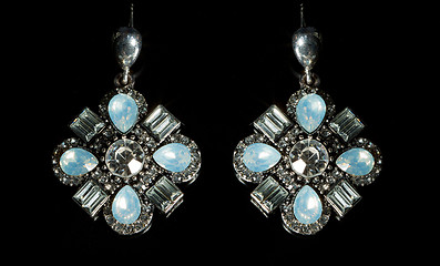 Image showing Pear Diamonds Earrings